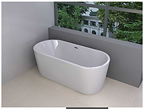 Libero vrijstaand ligbad acryl 178 x 80 x 58