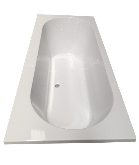 Wiesbaden Portus RD inbouw ligbad 190*90*49 cm wit DUO