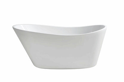 Trapeze vrijstaand ligbad acryl 150 x 72 x 66 cm wit