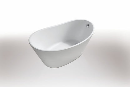 Trapeze vrijstaand ligbad acryl 150 x 72 x 66 cm wit 8719323030855