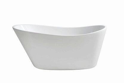 Trapeze vrijstaand ligbad acryl 170 x 77 x 66 cm wit