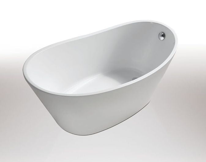 Trapeze vrijstaand ligbad acryl 170 x 77 x 66 cm wit 8719323030862