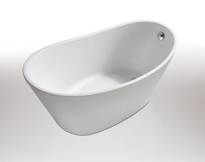 Trapeze vrijstaand ligbad acryl 170 x 77 x 66 cm wit 8719323030862