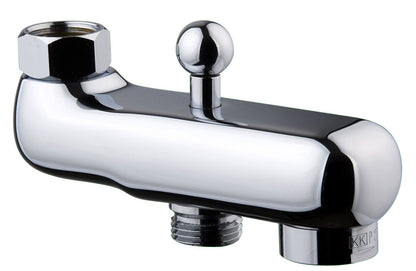 Swan baduitloop met omstel chroom