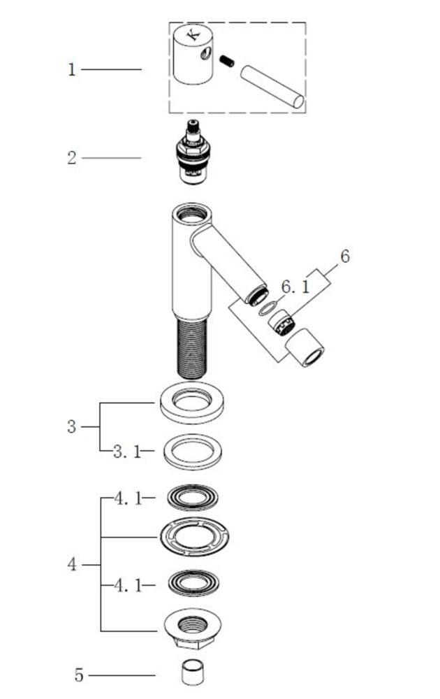 Benga toiletkraan chroom 8717306083621