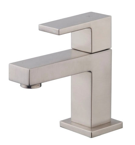 Wiesbaden Rombo vierkante toiletkraan geborsteld staal