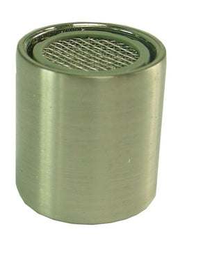 Amador schuimstraalbreker fonteinkraan met muurbevestiging geborsteld staal PVD