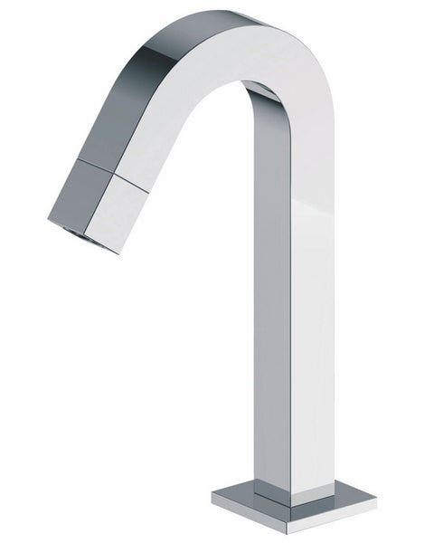 Wiesbaden Kappa toiletkraan staand gebogen vierkant chroom