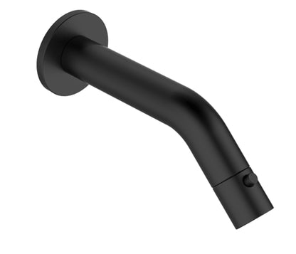 Metro toiletkraan muurbevestiging zwart