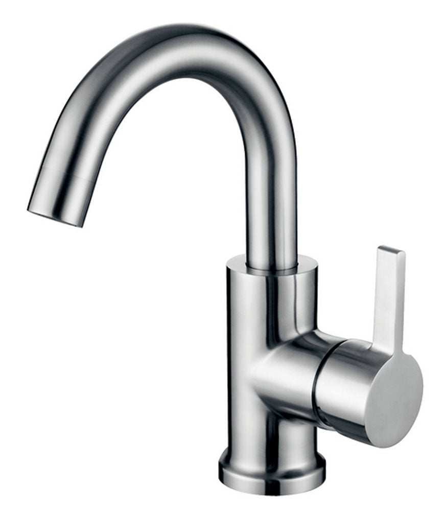 Wes draaibare wastafelkraan RVS