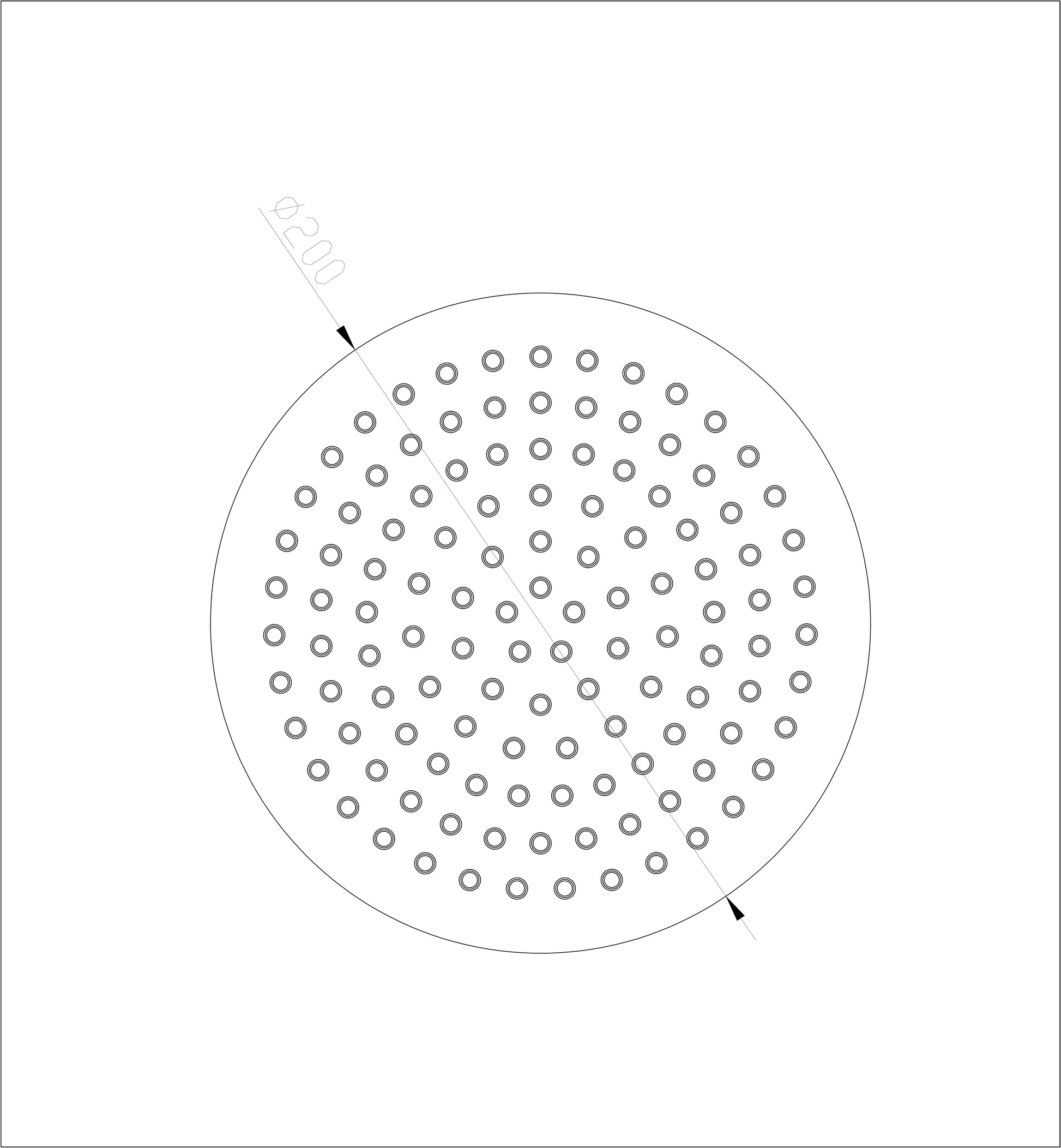 Caral UFO hoofddouche 20 cm RVS 8718858071609