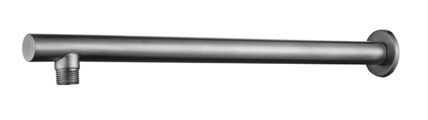 Wiesbaden 304-rechte douchearm rond muurbevestiging 40cm RVS