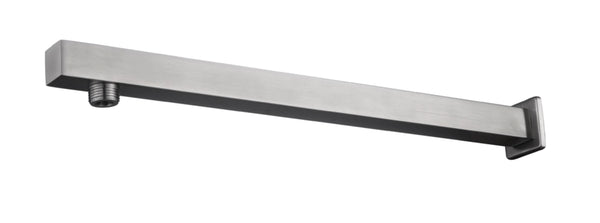 Wiesbaden 304-rechte douchearm vierk.muurbevestiging 41 cm RVS