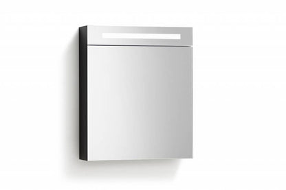 Spiegelkast 58 met LED verlichting Zwart Wenge