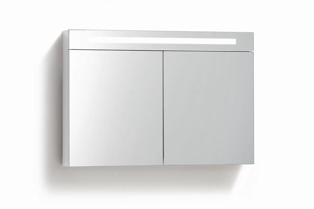 Spiegelkast 120 met LED verlichting Wit