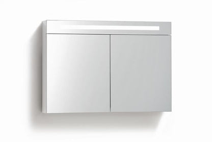 Spiegelkast 120 met LED verlichting Wit