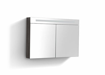 Spiegelkast 80 met LED verlichting Century Oak