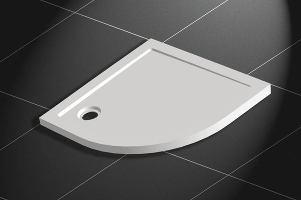 SMC Douchebak (composiet) kwartrond 90x90