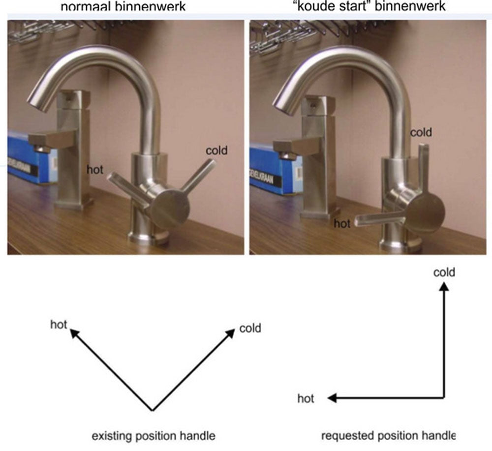 Caral keukenkraan zwart 8719743067790