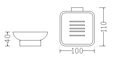 Eris zeepschaal chroom 8718503678658