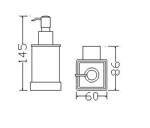 Eris zeepdispenser chroom 8718503678665