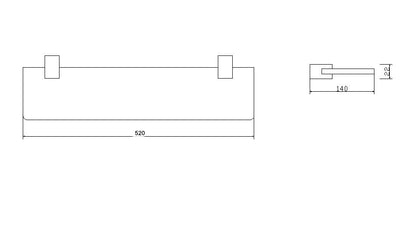 Wiesbaden Ida glazen planchet chroom