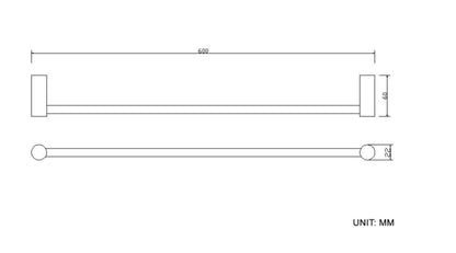 Ida handdoekrek chroom 8718053678122