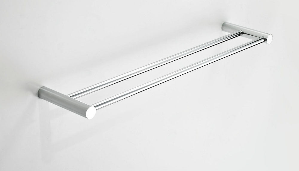 Ida dubbele handdoekrek chroom