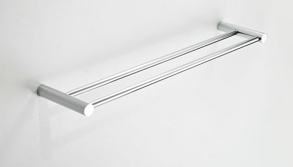 Wiesbaden Ida dubbele handdoekrek 60cm chroom