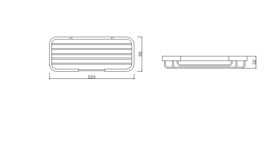 Wiesbaden Domo draad-fles-spons houder recht chroom