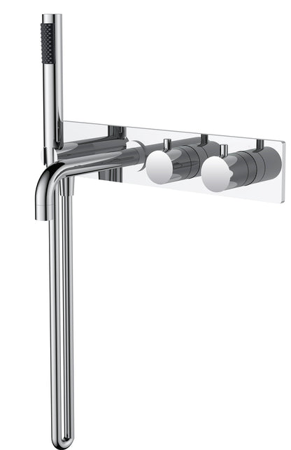 Style inbouw badmengkraan chroom