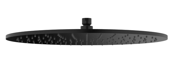 Wiesbaden luxe mess.hoofddouche rond 400mmx8mm mat-zwart