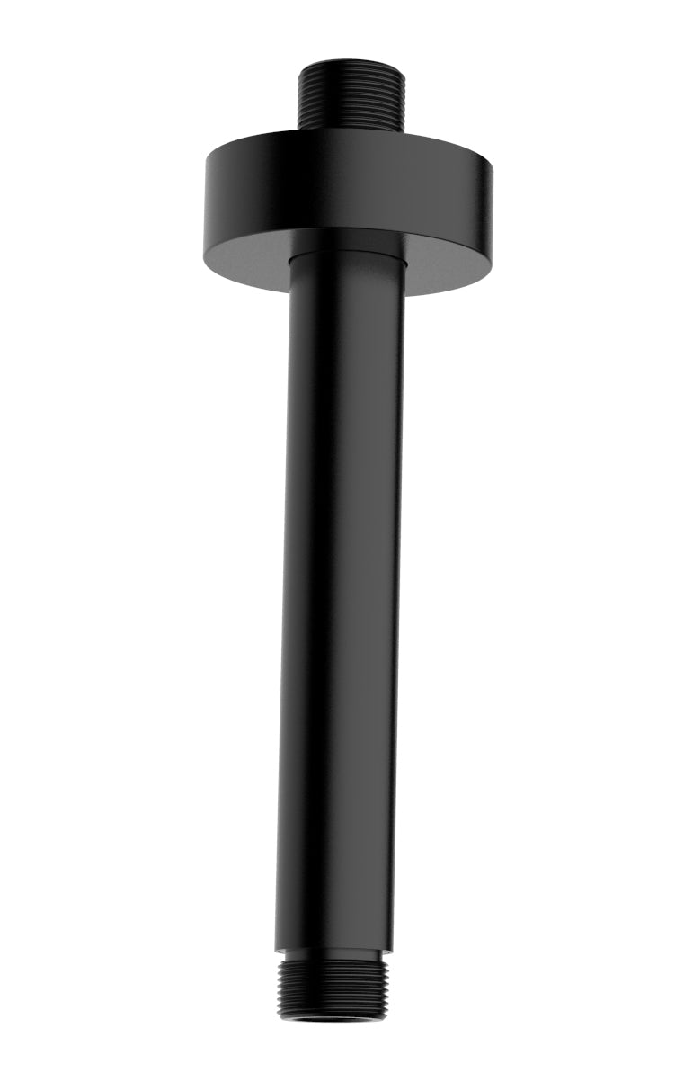 Caral plafond douchearm 30 cm zwart