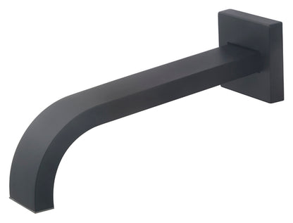 Rombo inbouw baduitloop 22 cm zwart