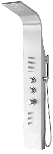 Wiesbaden Erie RVS douchekolom + therm.kraan