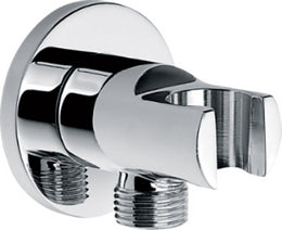 Wiesbaden luxe mess.muur doucheaansluiting+opsteek 1/2'' chroom