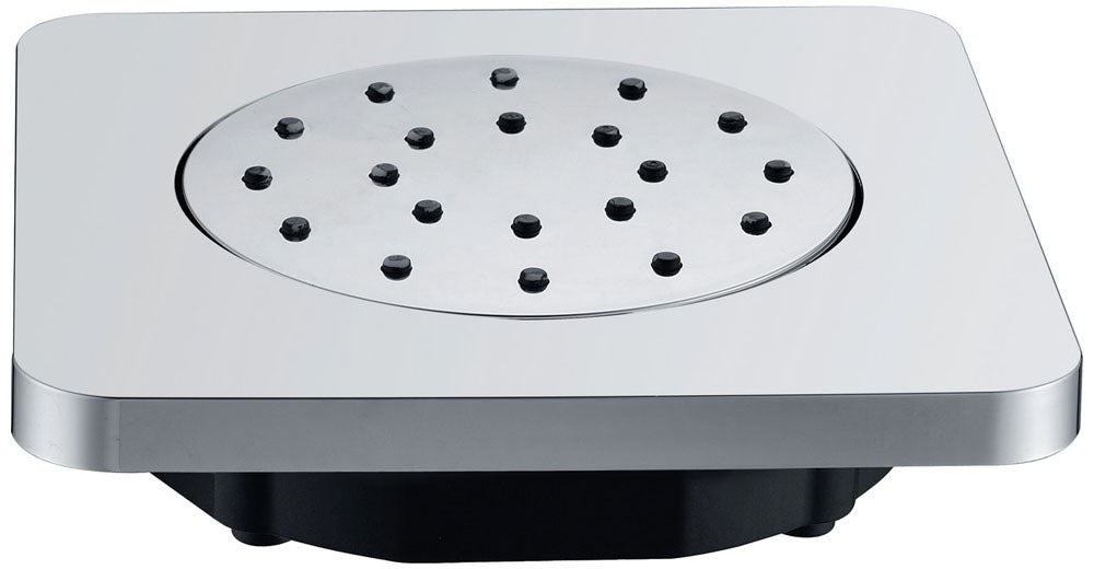 Rombo ABS verstelbare inbouw zijdouche chroom