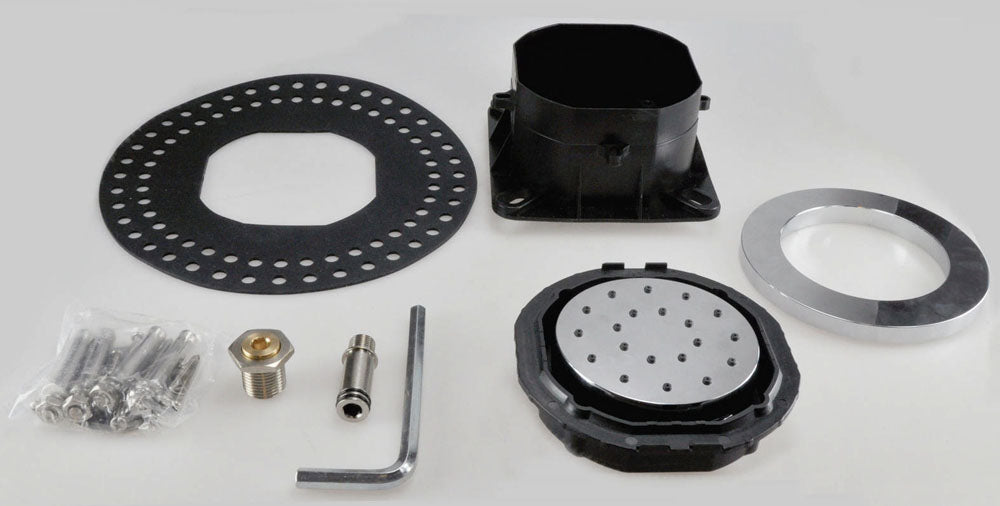 Rombo ABS verstelbare inbouw zijdouche chroom 8718053679129