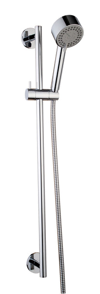 Wiesbaden Cadans luxe glijstangset compleet chroom