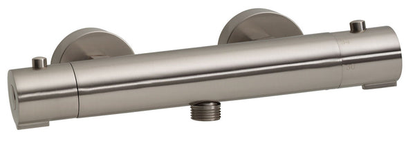 Wiesbaden Rio Therm.douchemengkraan 12cm geborsteld staal