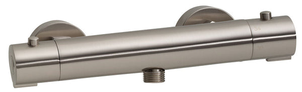 Wiesbaden Rio Therm.douchemengkraan 15cm geborsteld staal