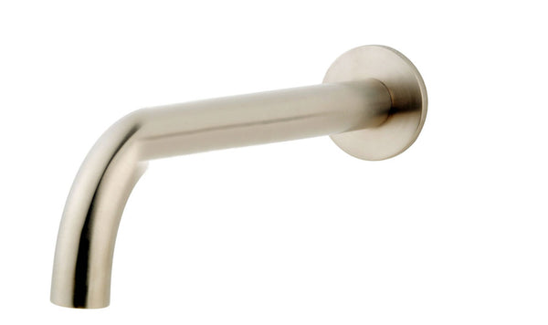 Wiesbaden inbouw-uitloop rond 25cm 1/2'' geborsteld staal