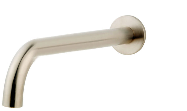 Wiesbaden inbouw-uitloop rond 30cm 1/2'' geborsteld staal