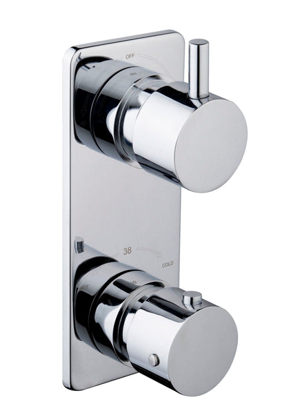 Caral inbouw douchemengkraan 2-weg compleet chroom