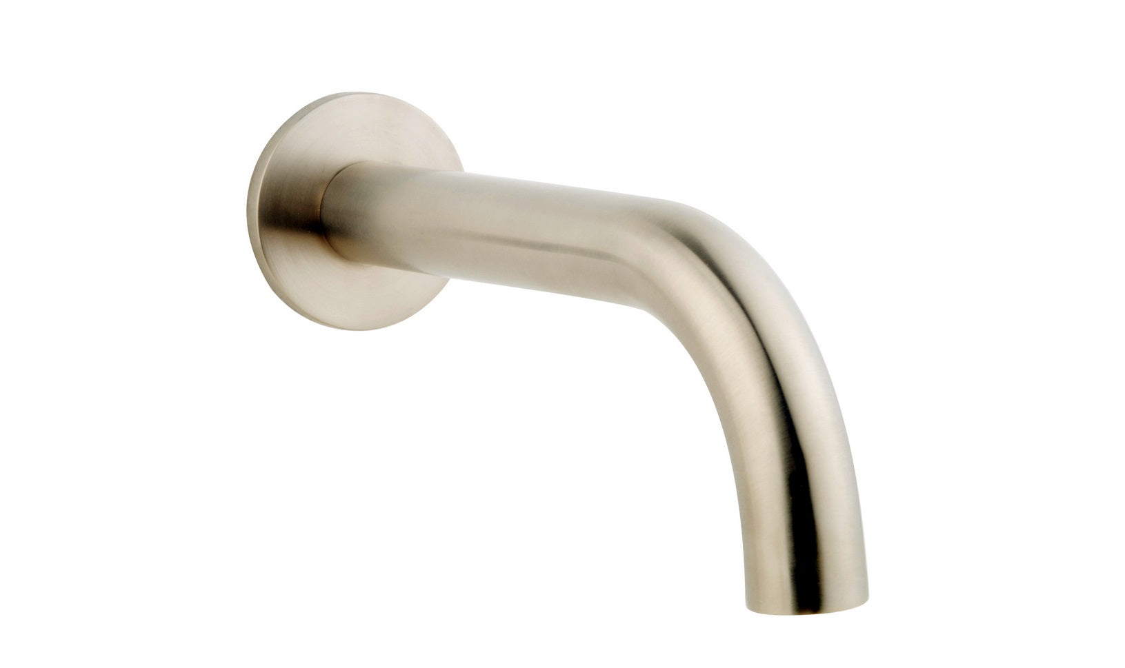 Caral inbouw baduitloop 20 cm RVS look