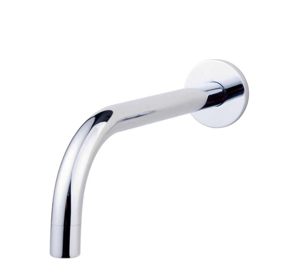 Slim inbouw uitloop 20 cm chroom