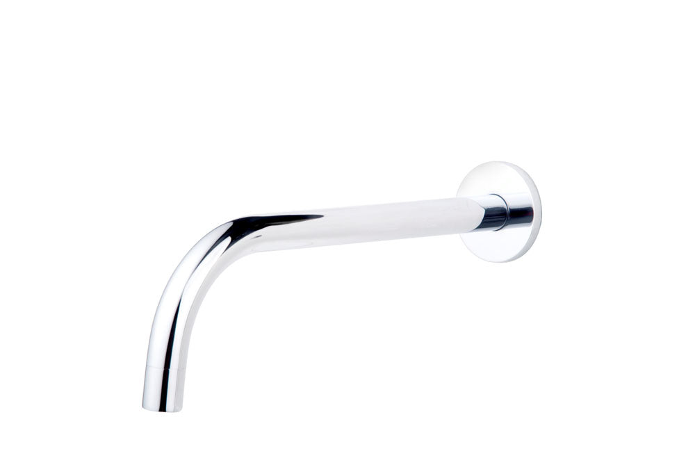 Slim inbouw uitloop 25 cm chroom