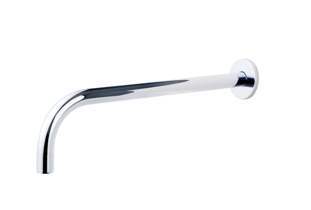 Slim inbouw uitloop 30 cm chroom