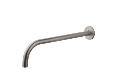 Slim inbouw uitloop 30 cm RVS look