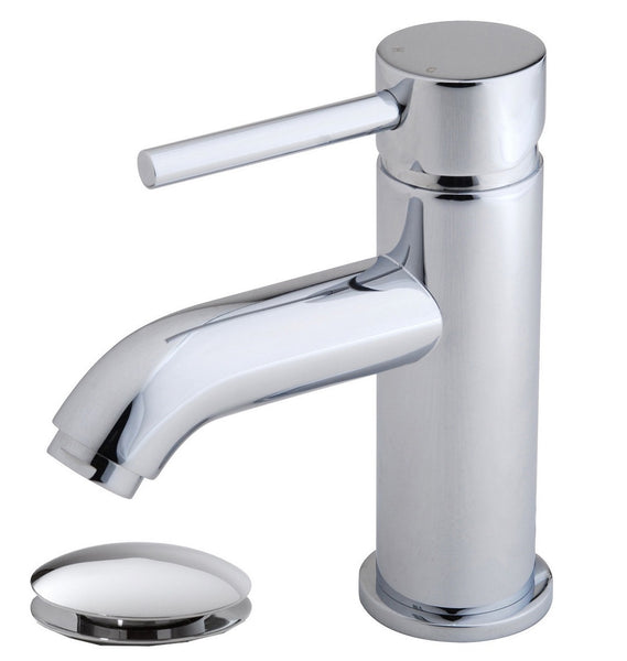 Wiesbaden Cadans wastafelmengkraan laag+clickwaste chroom